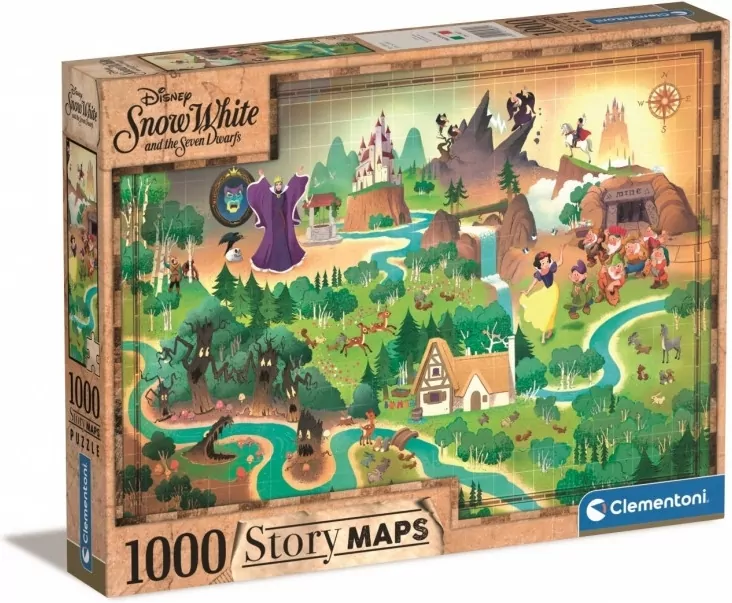 Puzzle 1000 Story Maps Śnieżka - tantis.pl