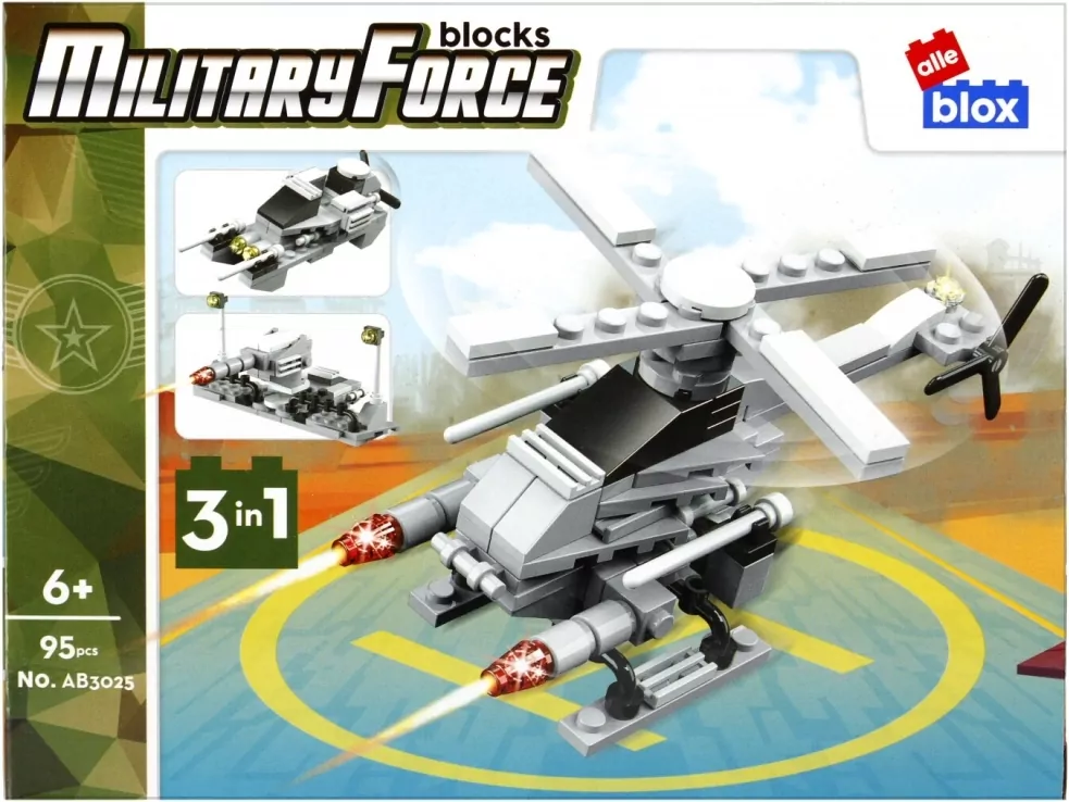 Klocki konstrukcyjne Wojsko ALLEBOX - tantis.pl
