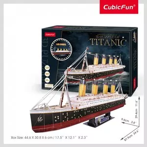 Puzzle 3D LED. Titanic - tantis.pl