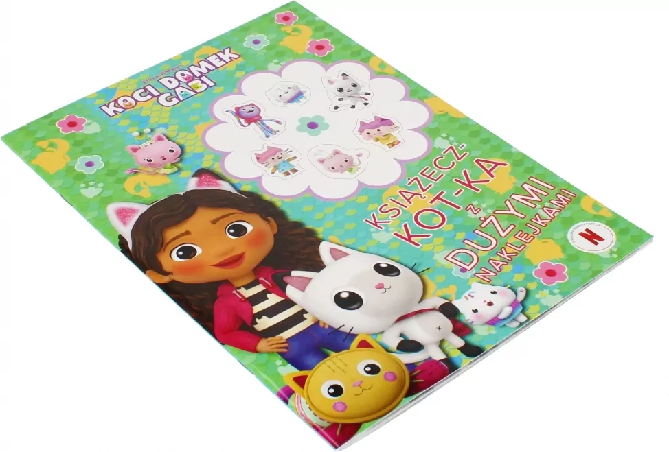 Koci Domek Gabi. Książecz-kot-ka z naklejkami - tantis.pl