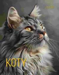 Kalendarz 2026 ścienny A3 Koty