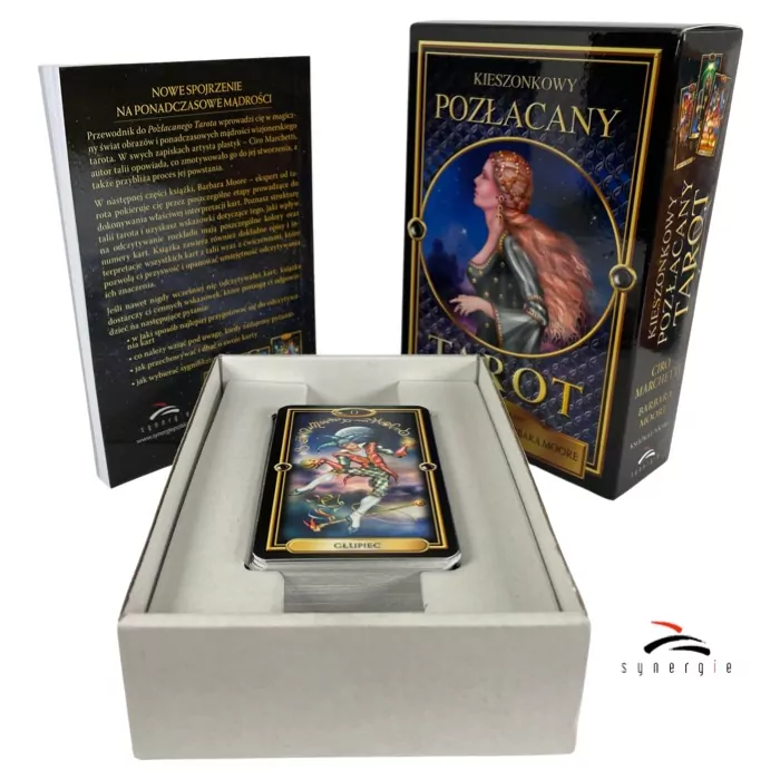 Kieszonkowy pozłacany Tarot - tantis.pl