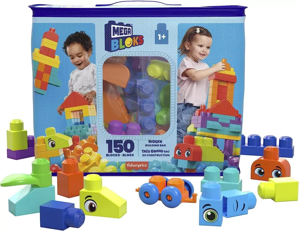 Mega Bloks. Bardzo duża torba z klockami - tantis.pl