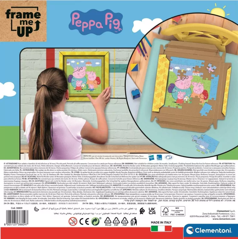 Puzzle 60 frame me up Świnka Peppa - tantis.pl