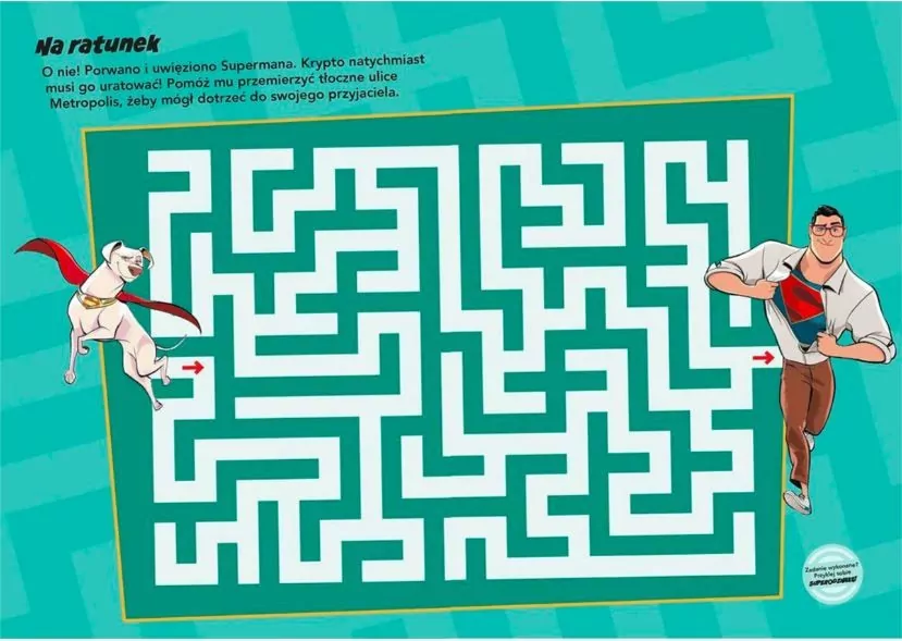 DC Liga Super-Pets. Moje pierwsze zadania do wyklejania - tantis.pl