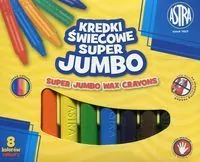 Kredki świecowe Super Jumbo 8 kolorów - tantis.pl