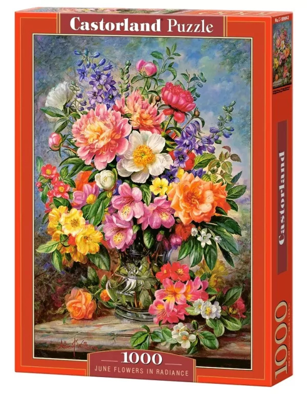 June Flowers in Radiance. Bukiet kwiatów. Puzzle 1000 elementów - tantis.pl