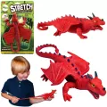 Dinozaur smok czerwony do rozciągania - tantis.pl