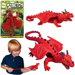 Dinozaur smok czerwony do rozciągania