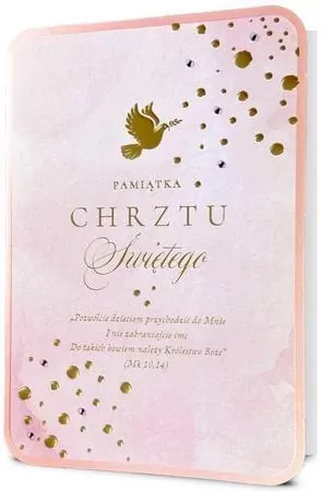 Karnet B6 Chrzest - tantis.pl