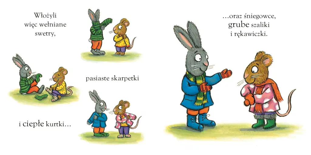 Zimowy dzień. Pola i Piotruś - tantis.pl