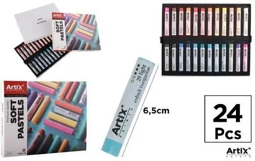 Pastele suche miękkie 24 kolory - tantis.pl