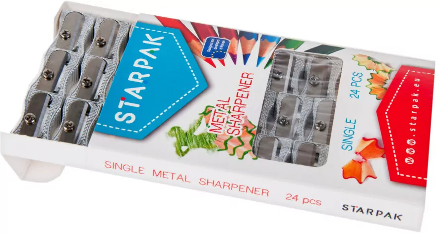 Temperówka szkolna metalowa p24 STARPAK,cena za - tantis.pl
