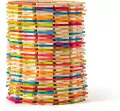 Klocki drewniane kolorowe Emma 200 sztuk 95004 Woody - tantis.pl