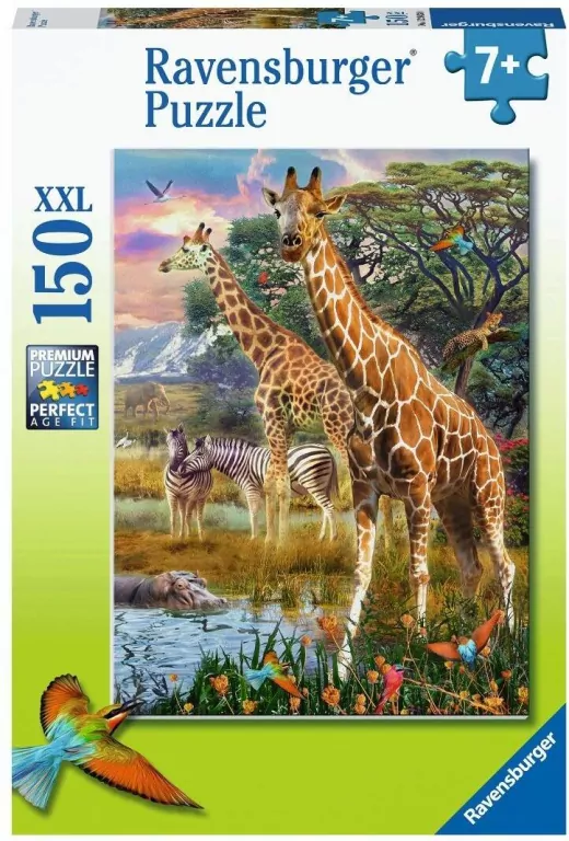 Puzzle 150 Giraffes in Africa - tantis.pl