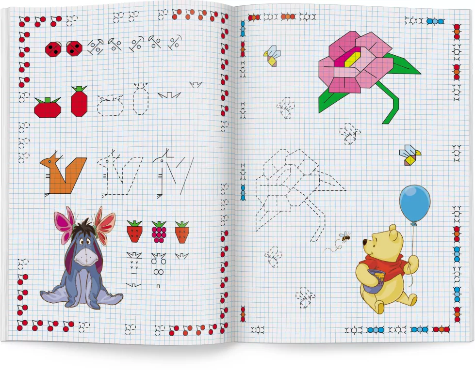 Rysujemy po kratkach. Disney Uczy - tantis.pl