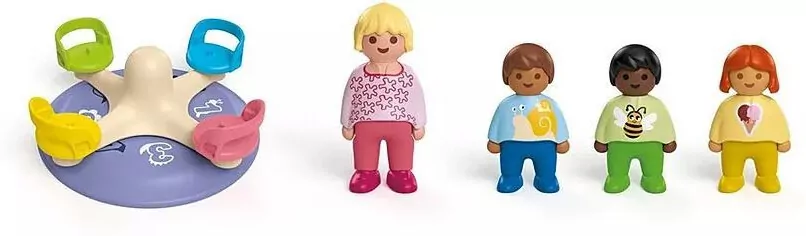 Karuzela z cyferkami. Zestaw z figurkami Junior 71701 - tantis.pl