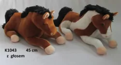 Maskotka Koń 45cm mix