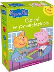 Dzień w przedszkolu. Świnka Peppa.  26 kart edukacyjnych