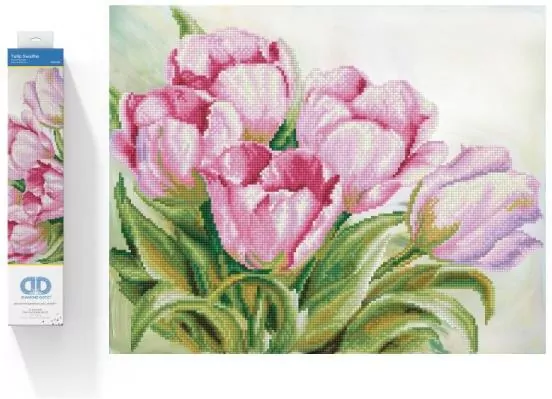 Haft diamentowy Diamond Dotz Tulipany 58,8x48,6cm DD10051 - tantis.pl