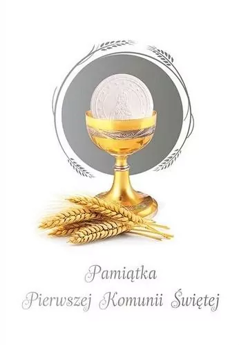 Pamiątka Pierwszej Komunii Świętej. Karnet - tantis.pl