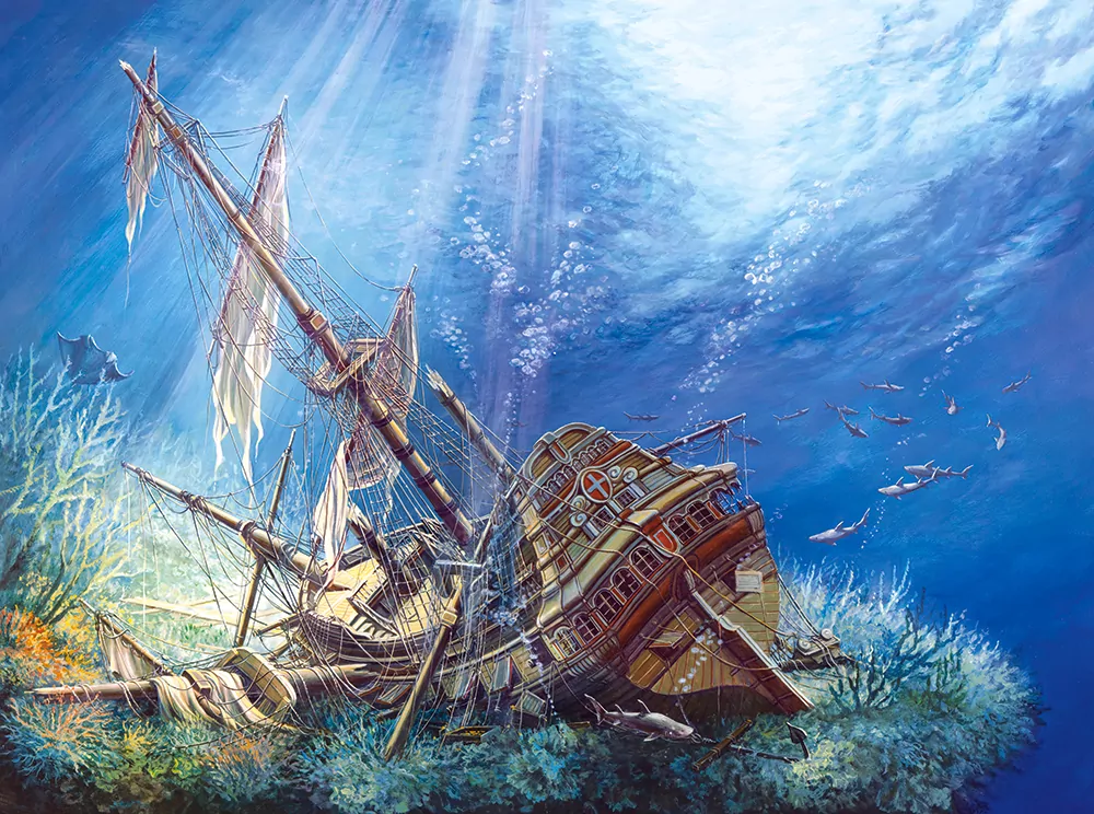 Castor. Puzzle 2000 Zatopiony statek - tantis.pl
