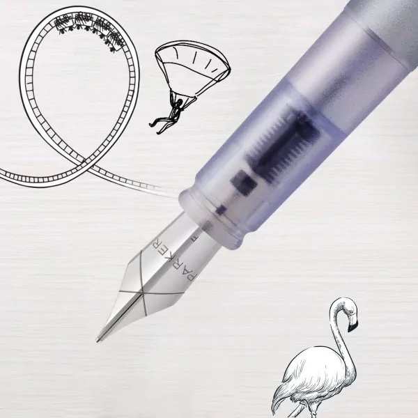Pióro wieczne Vector XL Silver Blue M - tantis.pl