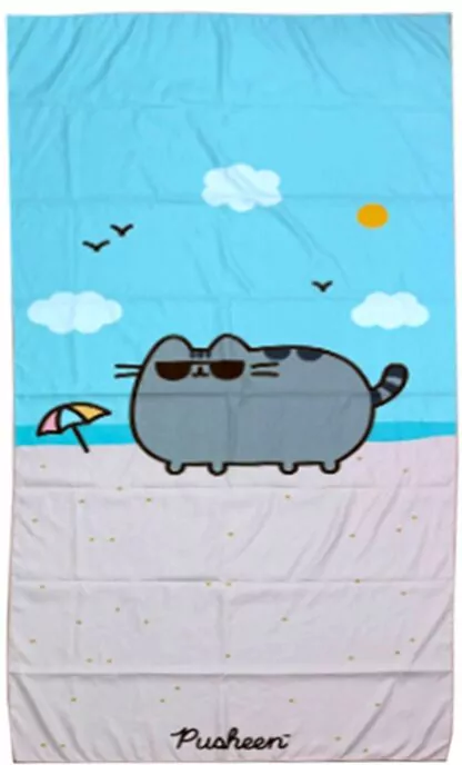 Ręcznik plażowy z mikrofibry Pusheen BTOW09 - tantis.pl