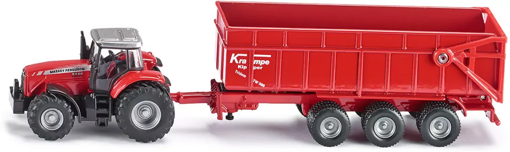 Traktor Massey Ferguson z przyczepą - tantis.pl