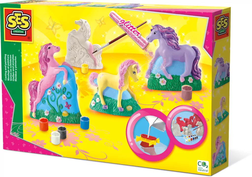 Odlew gipsowy 3D - Koniki - tantis.pl