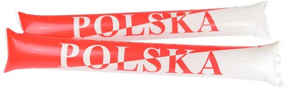Pałeczki dmuchane Polska. Euro 2024 - tantis.pl