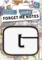 Forget me sticky notes kart samoprzylepne litera G - tantis.pl