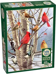 Puzzle 1000 Zimowe ptaki 113558