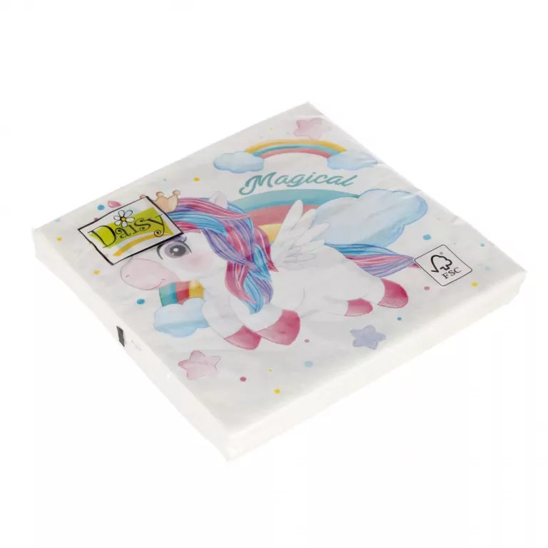 SERWETKA PAP 3W 330X330 MIX DAISY PM OP20SZT - tantis.pl