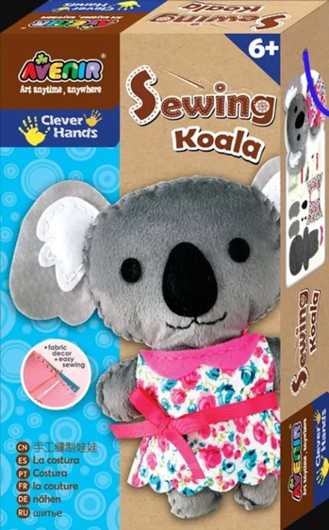 Zestaw kreatywny. Uszyj maskotkę. Koala - tantis.pl