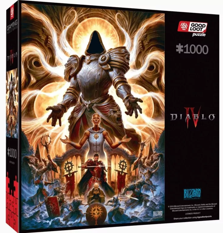 Puzzle 1000. Diablo IV Inarius The Father - tantis.pl