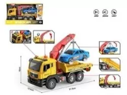 Auto laweta z dźwigiem 1:10 światło dźwięk