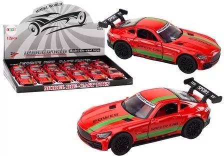 Auto sportowe 1:32 z dźwiękiem czerwone - tantis.pl