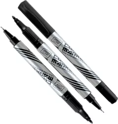 Marker CD dwustronny czarny