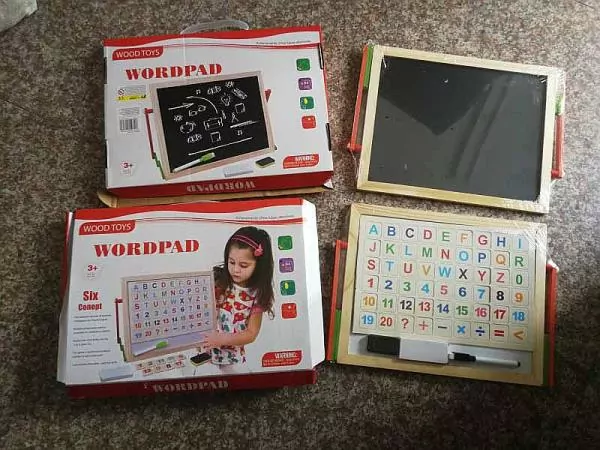 Tablica magnetyczna drewniana  w pudełku 516182 ADAR - tantis.pl