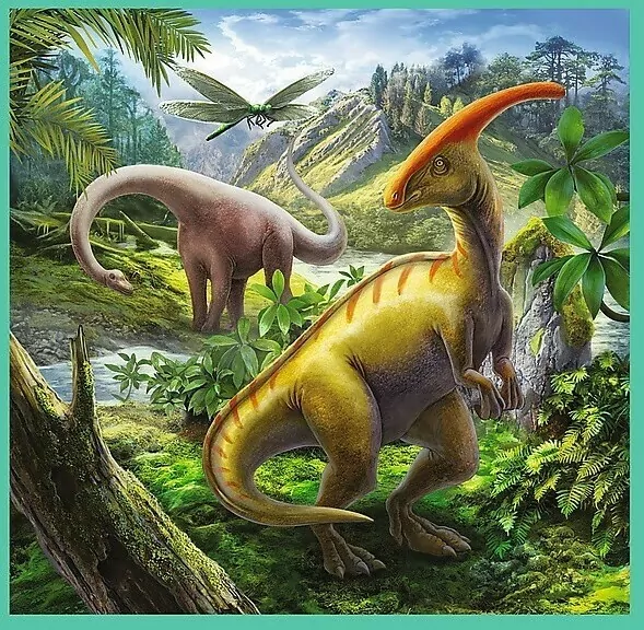 Trefl. Puzzle 3w1. Niezwykły świat dinozaurów - tantis.pl