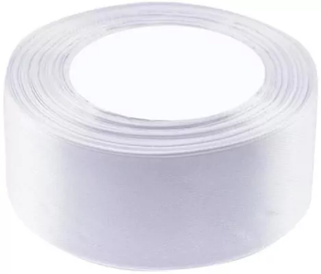 Wstążka satynowa 50mmx32m. Biała