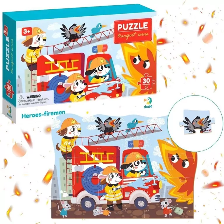 Puzzle 30. Bohaterscy strażacy - tantis.pl