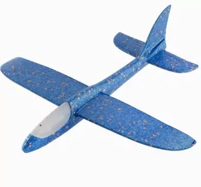 Samolot piankowy ze światłem niebieski - tantis.pl