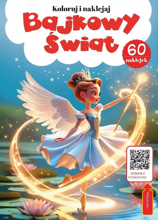 Bajkowy świat - kolorowanka z kodem QR - tantis.pl