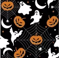 Serwetki Halloween Dynie i duszki 33x33cm 20szt - tantis.pl