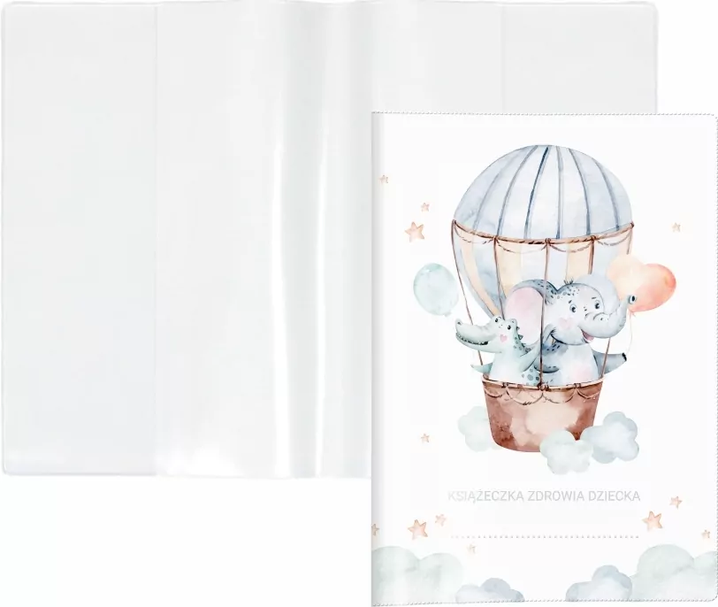 Okładka na książeczkę zdrowia dziecka balon - tantis.pl