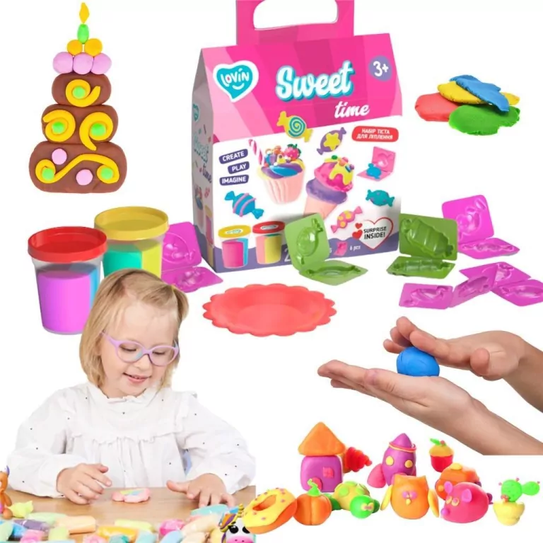 Zestaw ciastoliny piankolina Sweet Time - tantis.pl