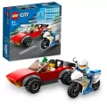 LEGO® City Police. Motocykl policyjny – pościg za samochodem. 60392 - tantis.pl