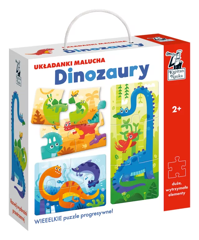 Dinozaury. Układanki malucha - tantis.pl